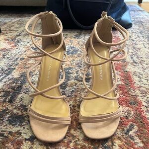 Chinese Laundry Suede Strappy Heels